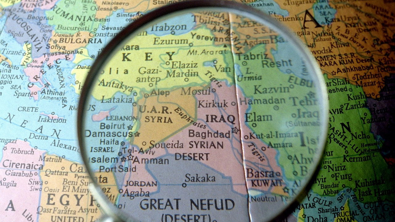 Irak na mapi