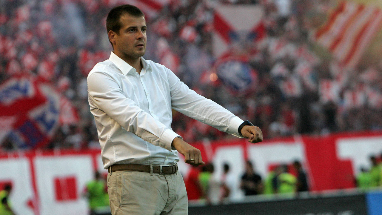 Trener Crvene zvezde Nenad Lalatović
