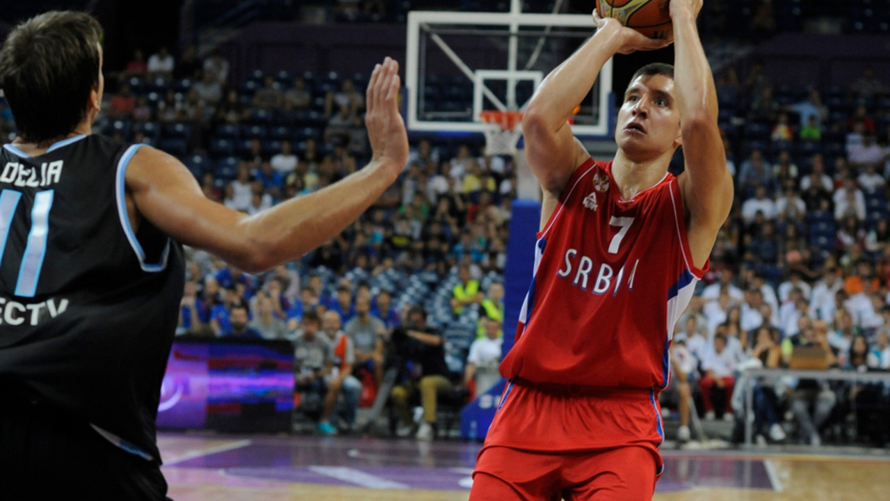 Bogdan Bogdanović u polufinlanom duelu "Trofeja Beograda" protiv Argentine