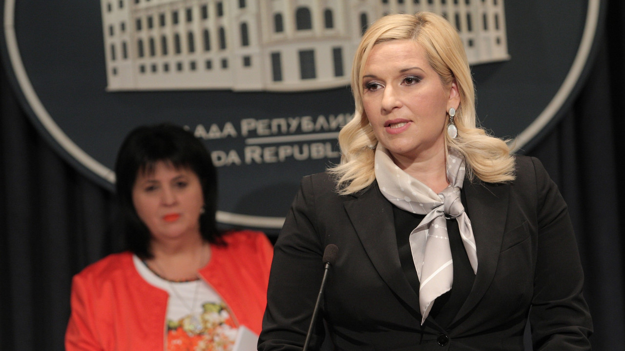 Zorana Mihajlović i Srebrenka Golić