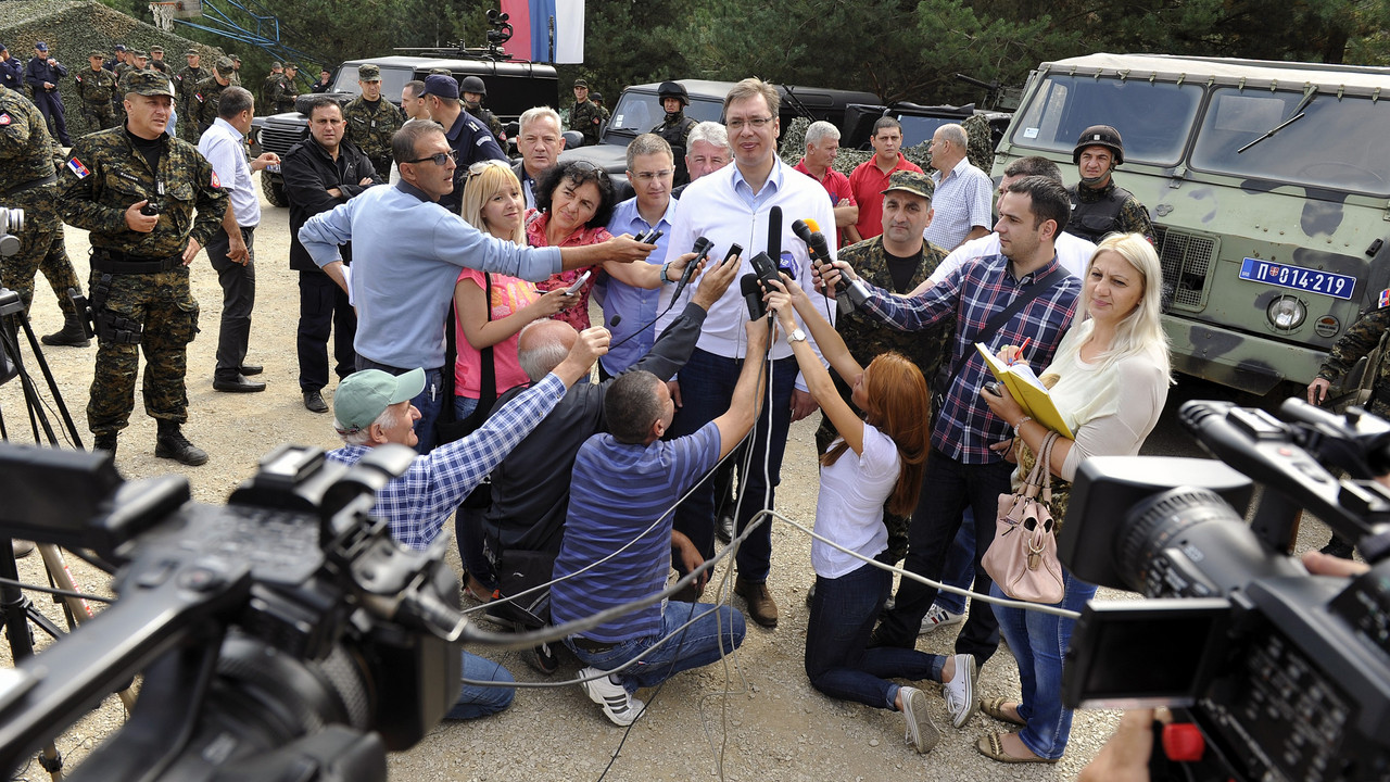 Aleksandar Vučić u Merdarima