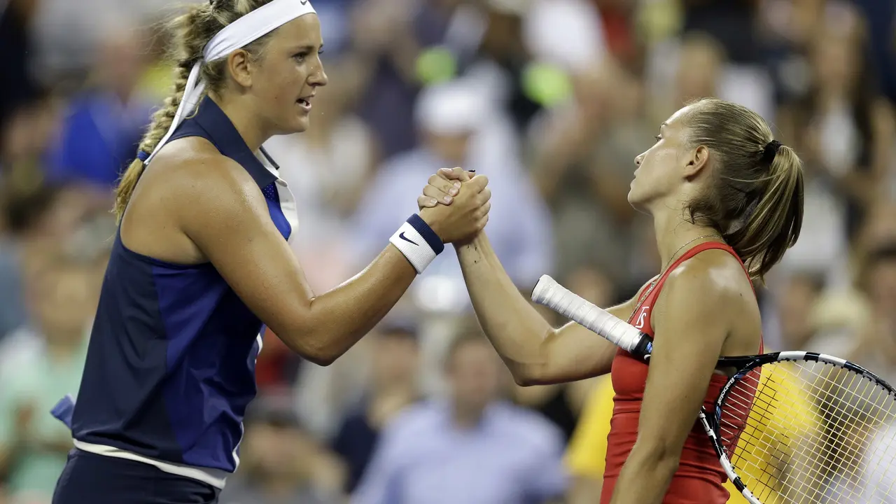 Aleksandra Krunić i Viktorija Azarenka posle meča osmine finala US Opena