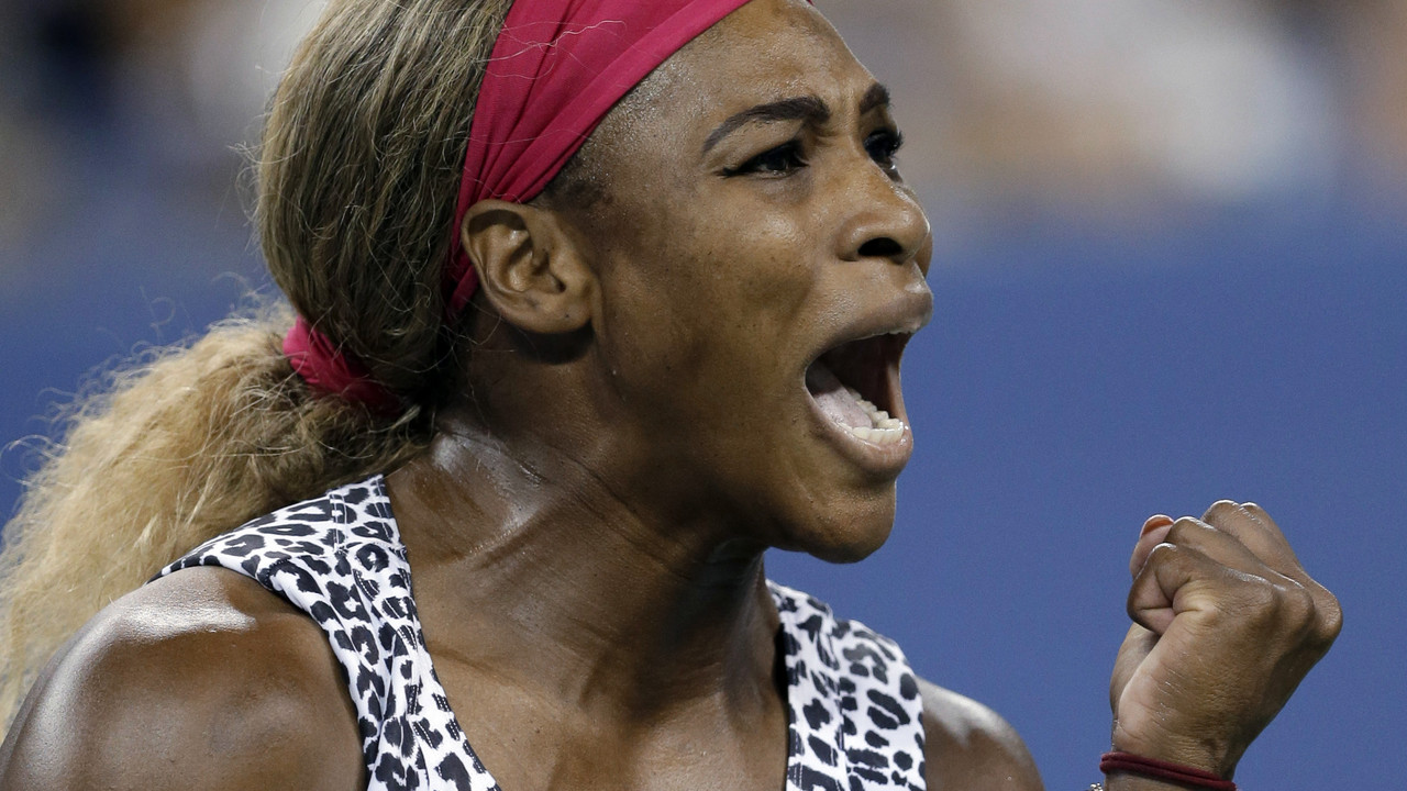 Serena Vilijams u meču četvrtfinala US Opena protiv Flavije Penete