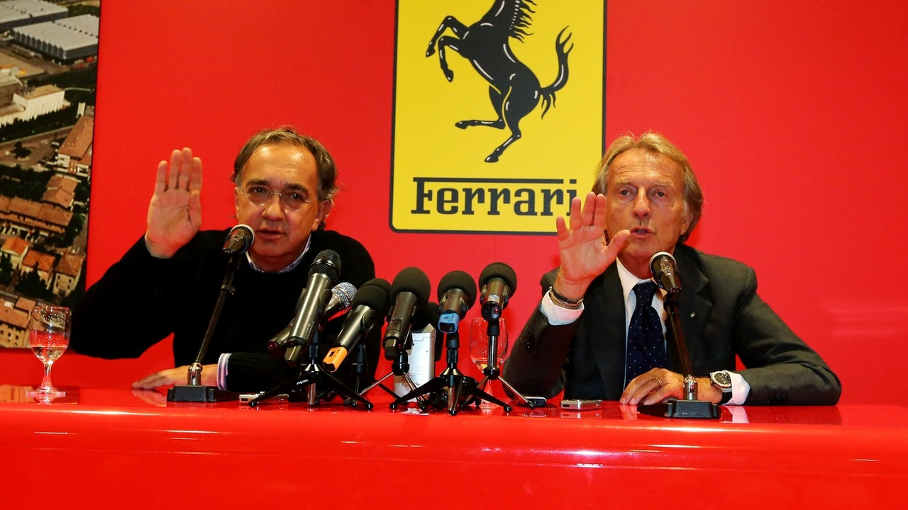 Luca Di Montezemolo na konferenciji za novinare