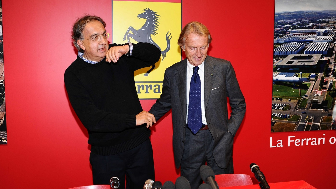 Luca Di Montezemolo na konferenciji za novinare