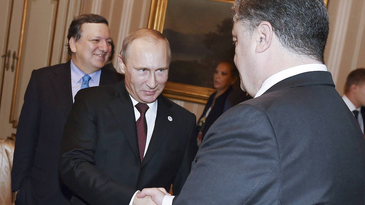 Petro Porošenko i Vladimir Putin