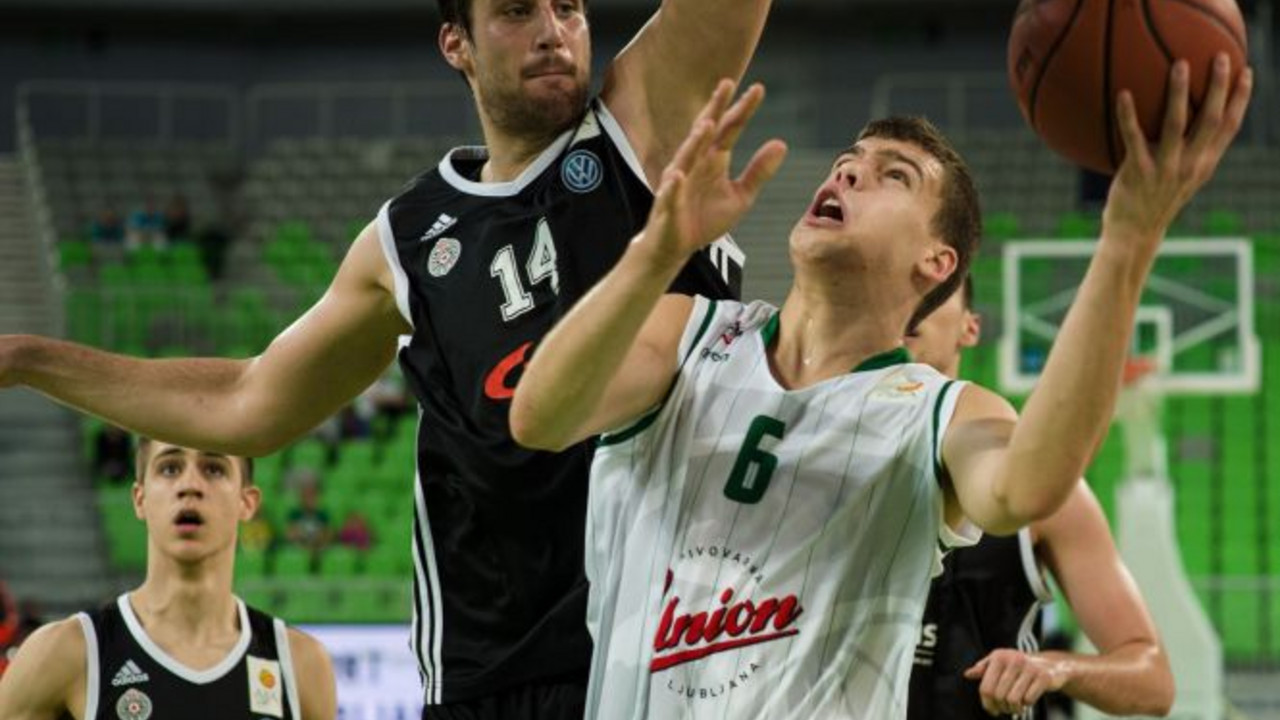 Đorđe Gagić na utakmici protiv Olimpije