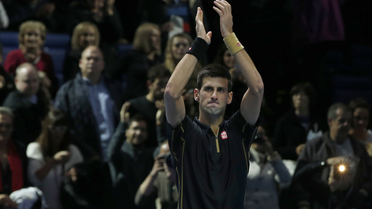 Novak Đoković posle pobede nad Vavrinkom