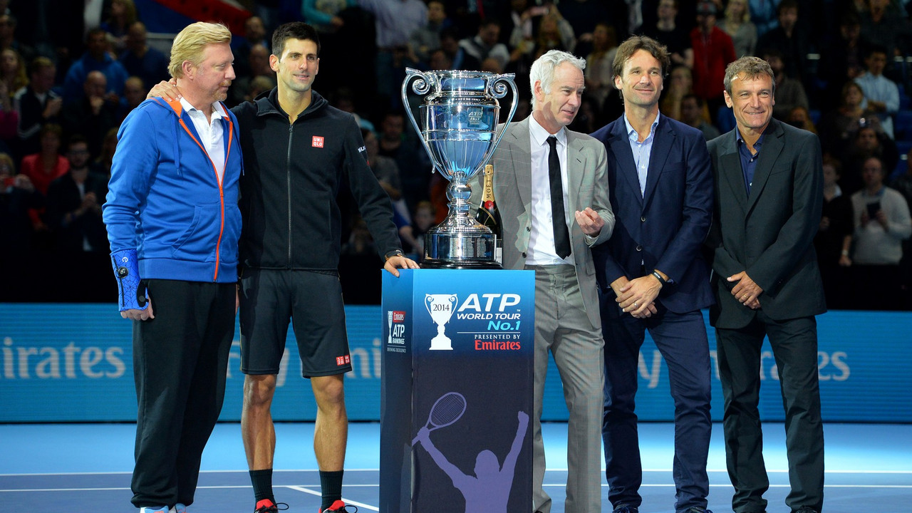 Novak Đoković i Boris Beker