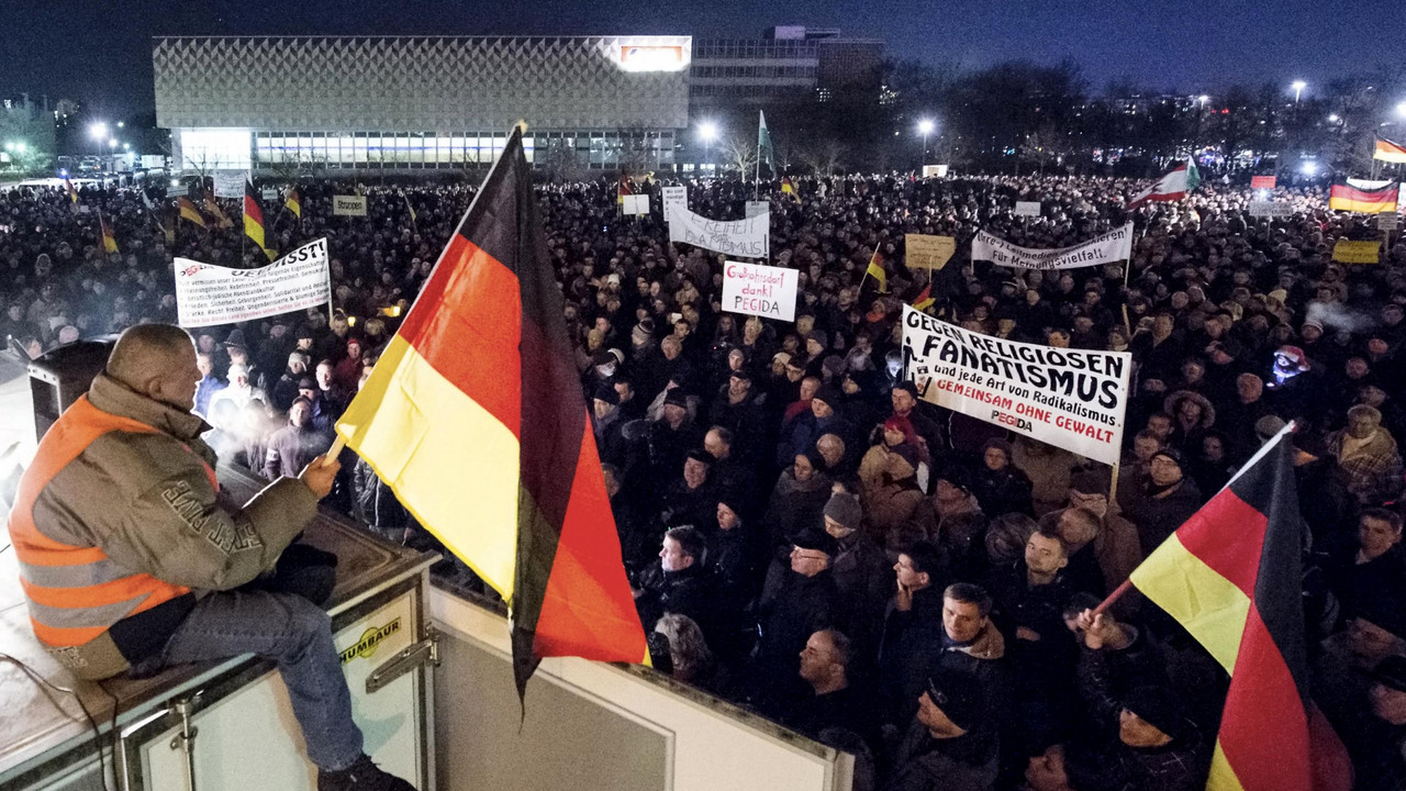 Protest u Drezdenu