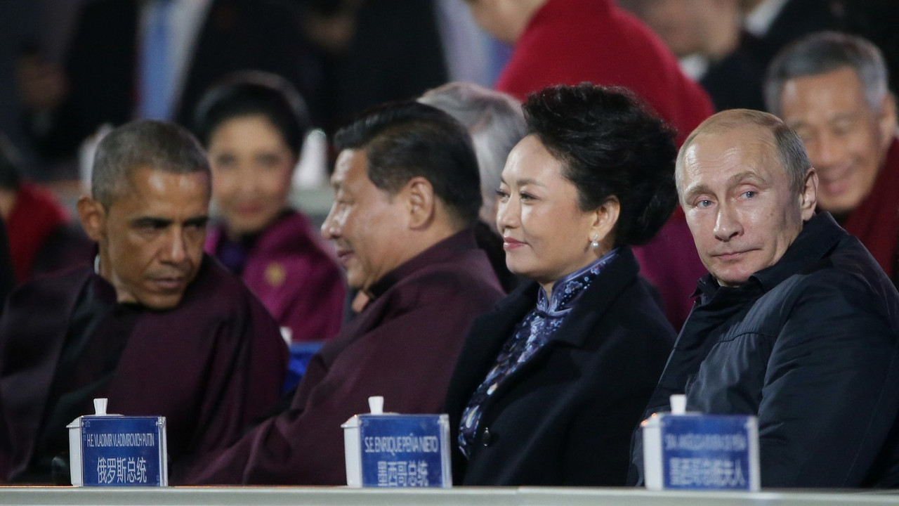 Obama, Putin, Điping