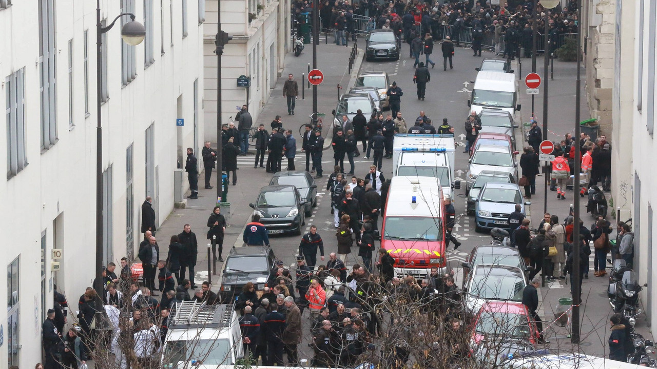 Ulica u kojoj se nalazi redakcija "Charlie Hebdo"