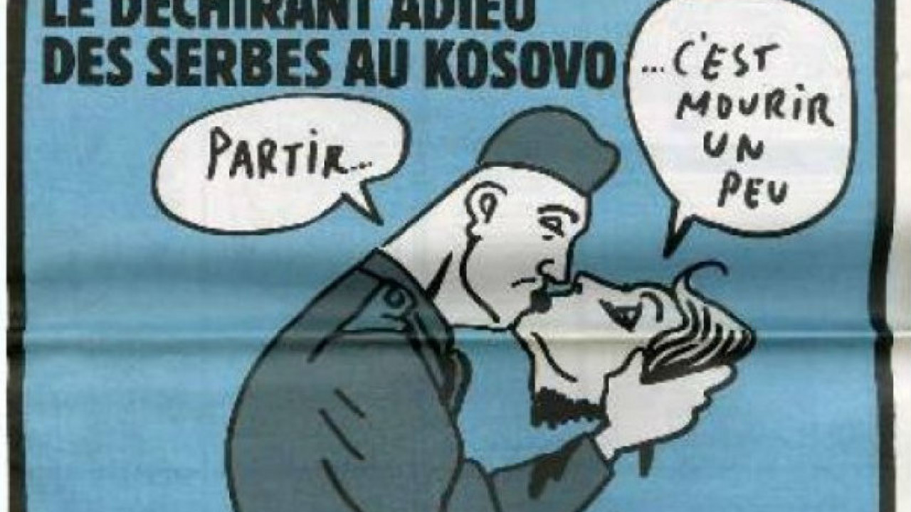 Šarli Ebdo o Srbima i Albancima