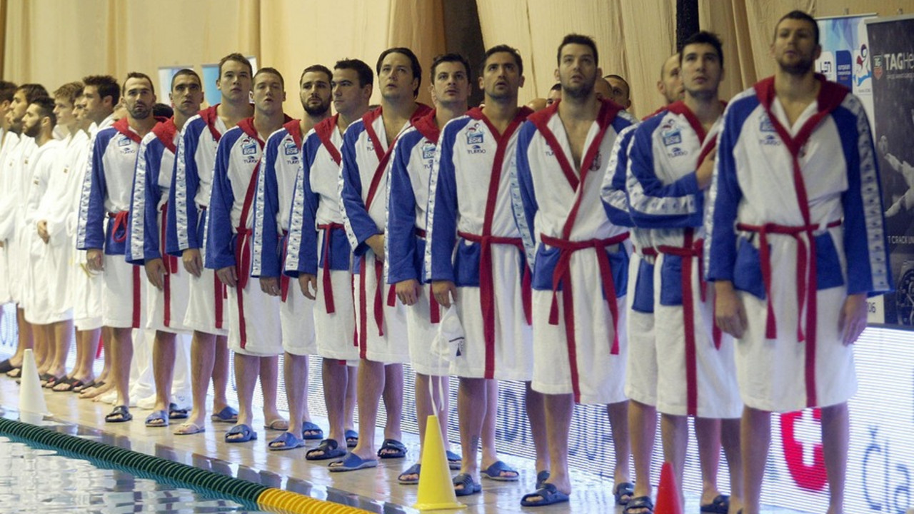 Vaterpolo reprezentacija Srbije pred meč Svetske lige sa Španijom u Nišu