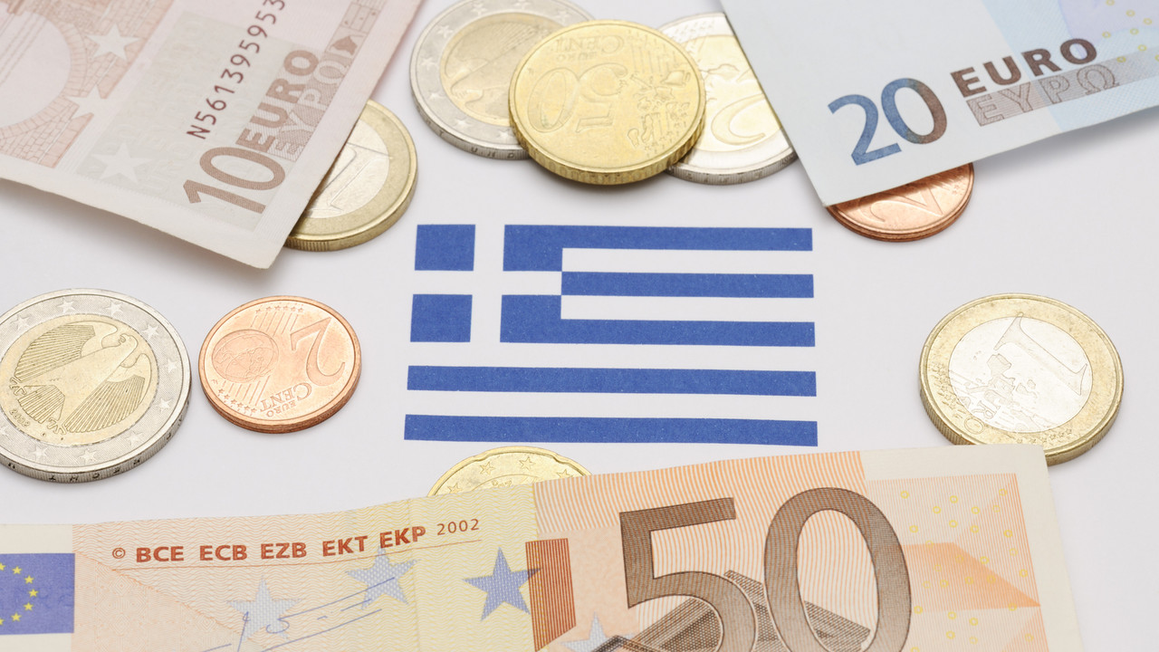 novac, evro, euro, novčanice, kovanice, zastava, grčka, grčka zastava