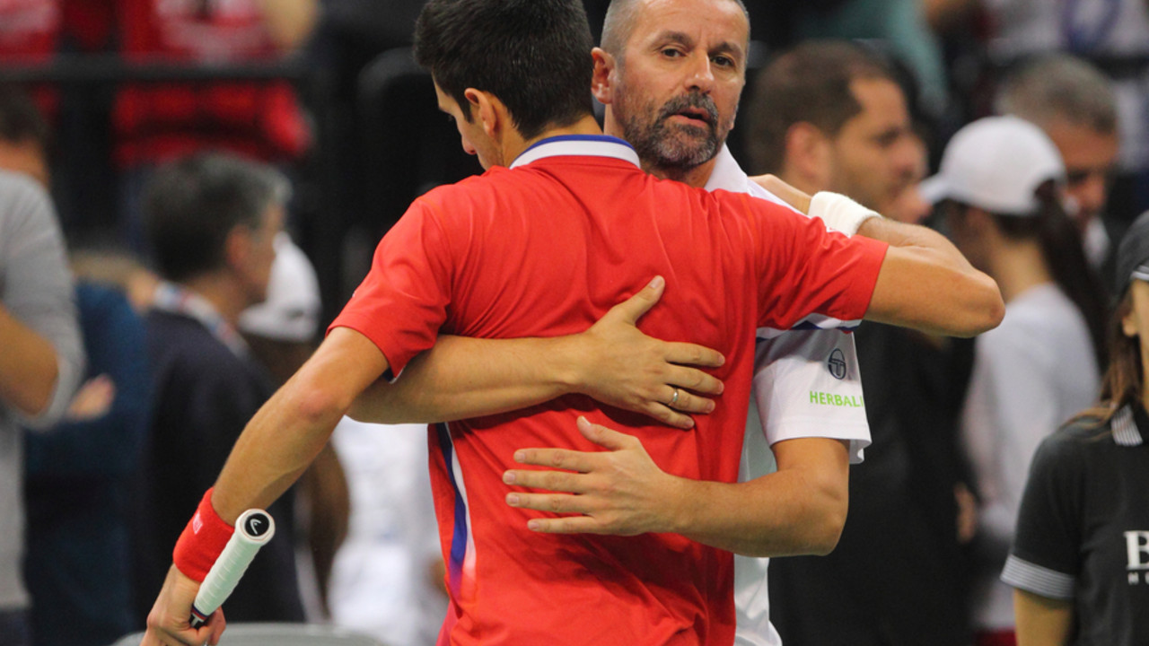 Bogdan Obradović i Novak Đoković