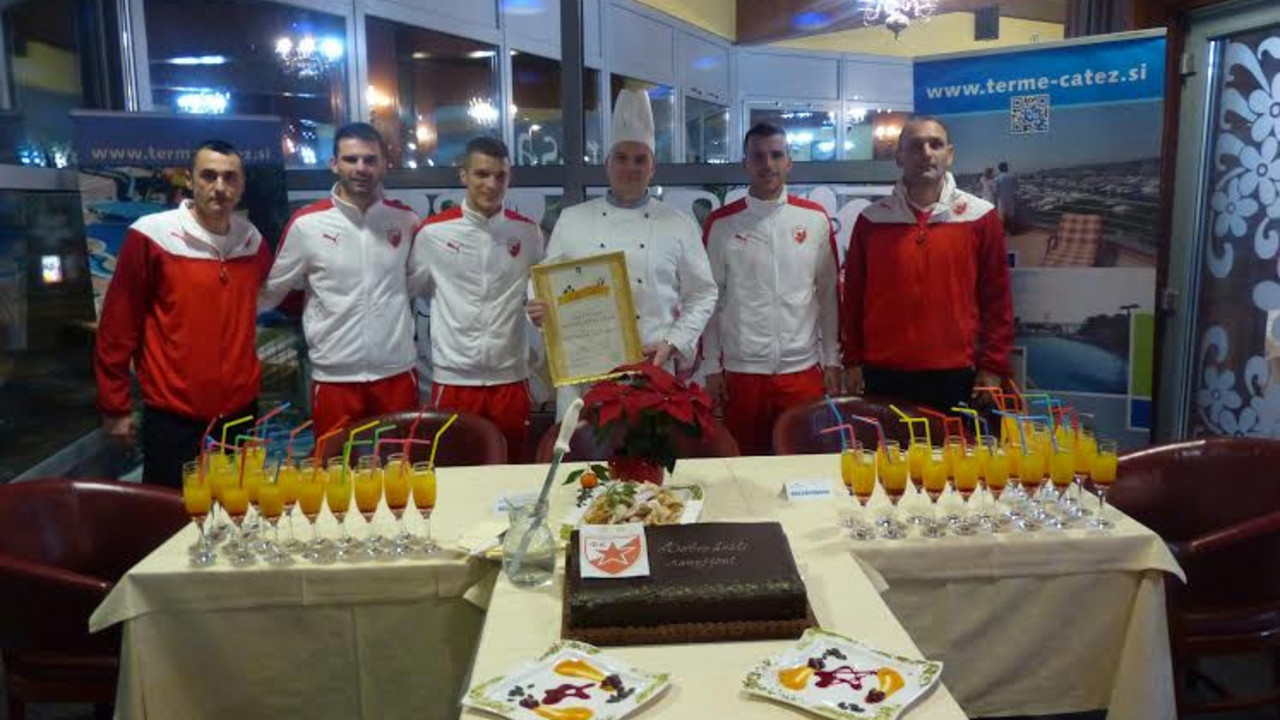 Torta koju su za Zvezdaše pripremili ljudi iz hotela u Sloveniji