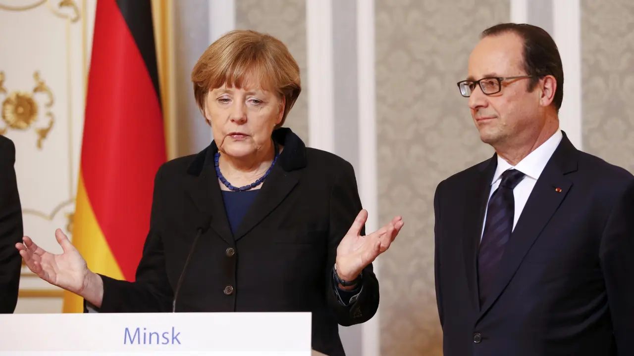 Angela Merkel u Minsku