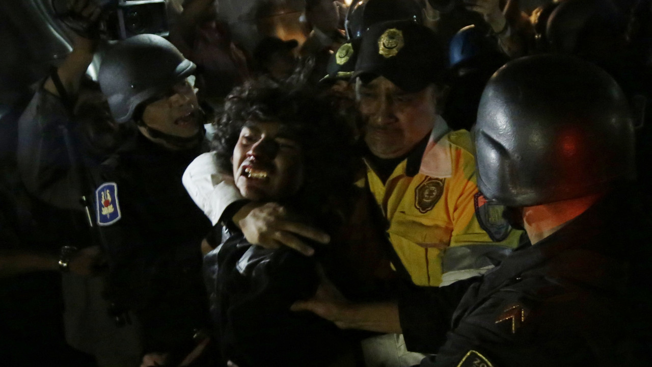 Meksiko Siti, sukob, policija, demonstracije, demonstranti