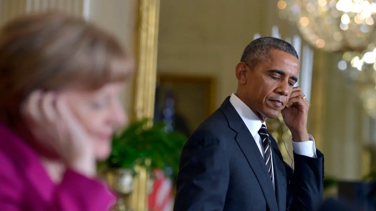 Angela Merkel i Barak Obama