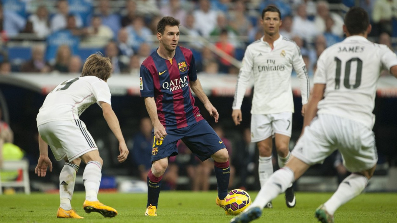 Lionel Mesi na meču protiv Real Madrida