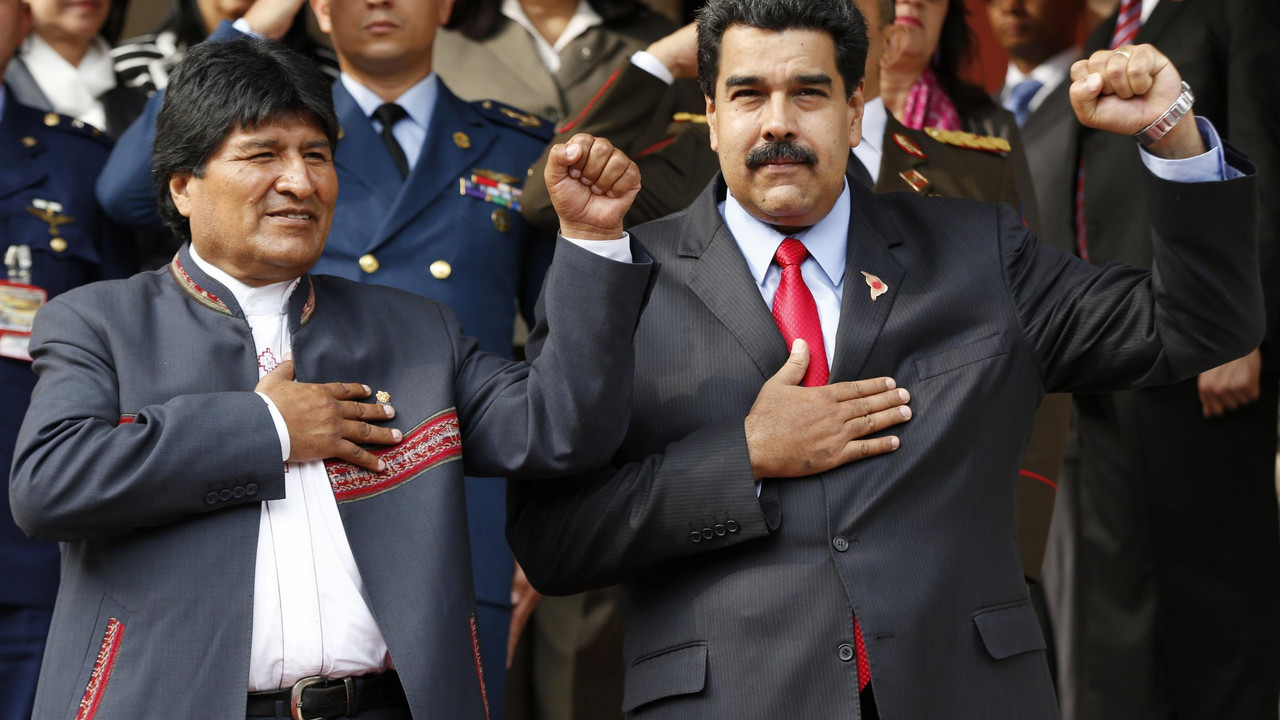 Evo Morales i Nikolas Maduro