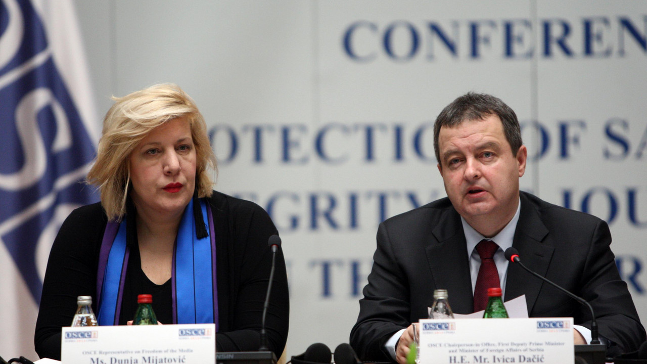 Ivica Dačić, Dunja Mijatović
