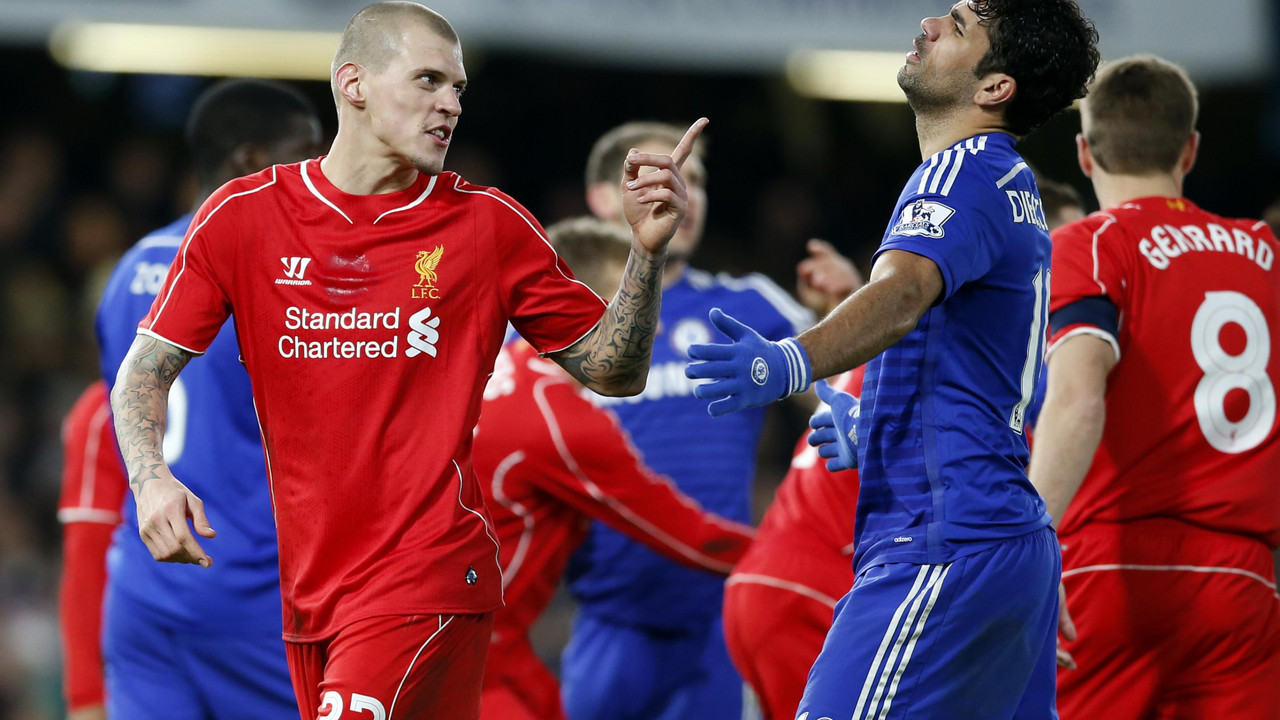 Defanzivac Liverpula Martin Škrtel na utakmici sa Čelsijem