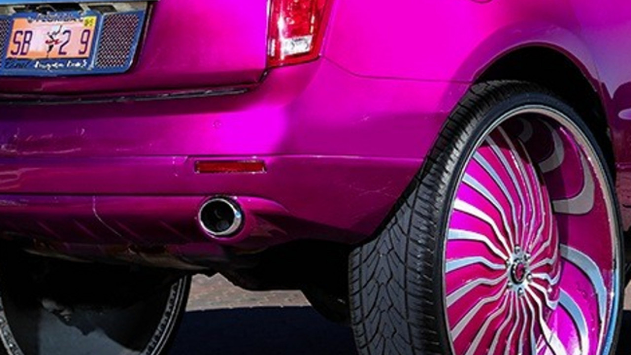 Pink Cadillac SRX