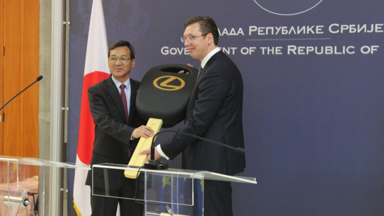 Aleksandar Vučić, Masafumi Kuroki