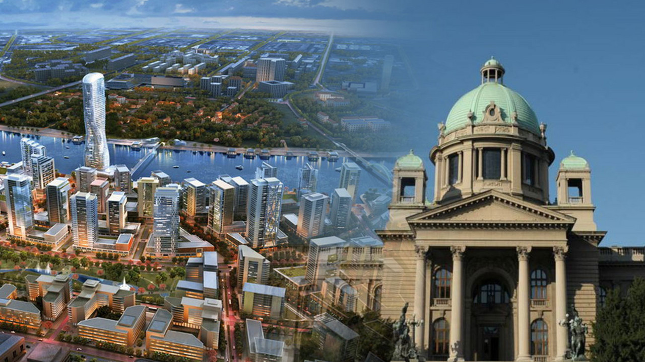 Skupština Srbije i Beograd na vodi