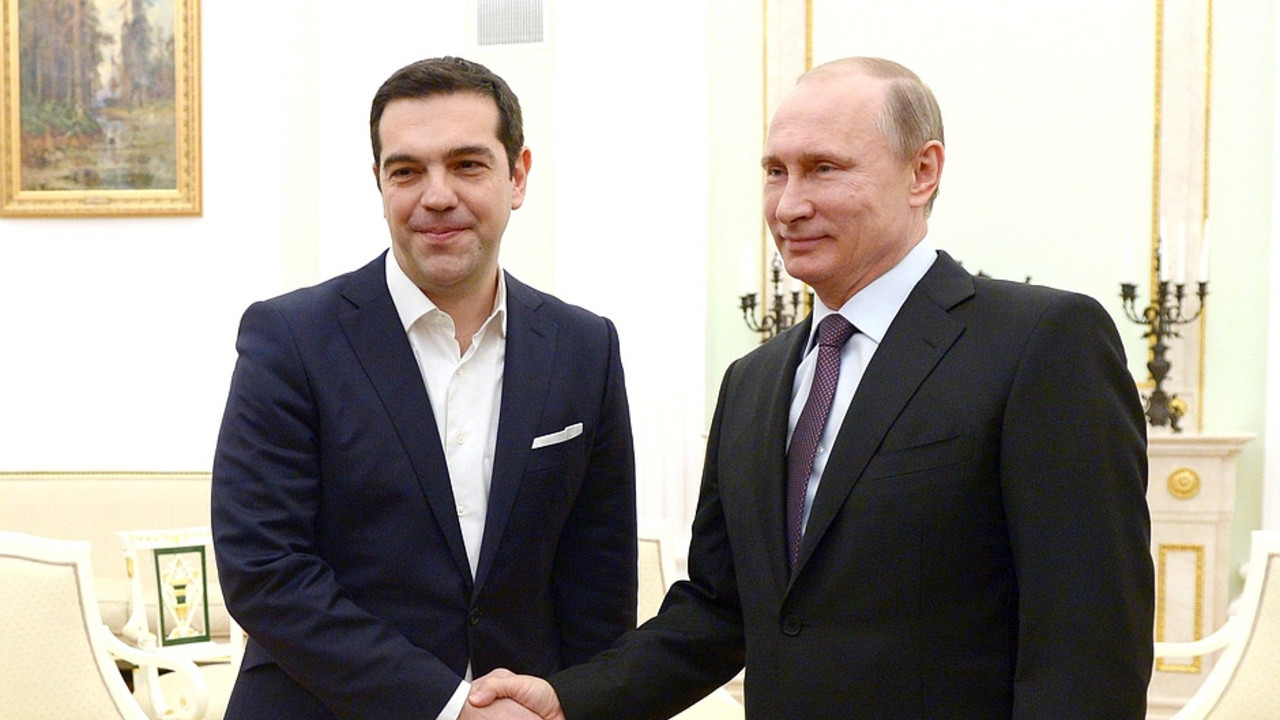 Aleksis Cipras i Vladimir Putin