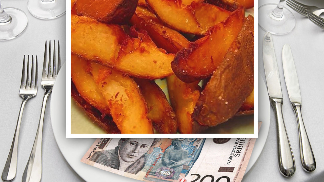 Recepti za 200 dinara - suvo pečen krompir