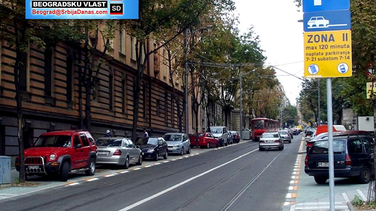 Beograd, beogradska ulica, Parking servis
