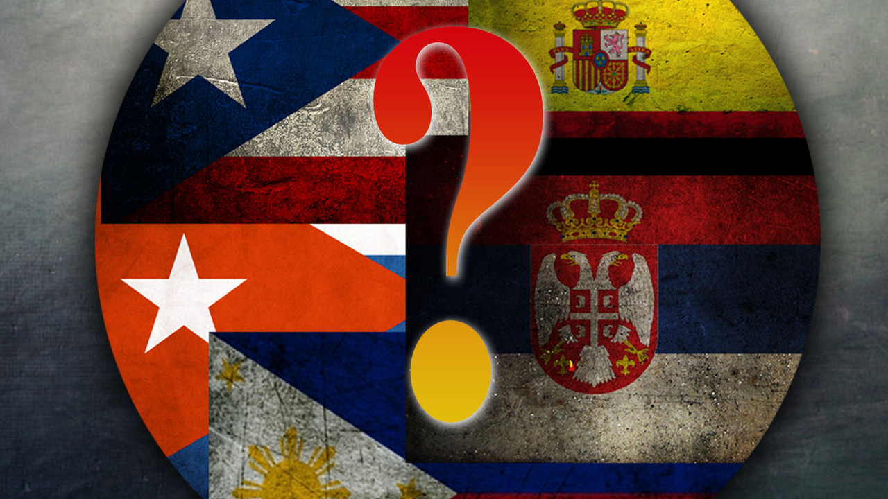 Zastava Kube, Španije, Srbije, Filipina i Portorika