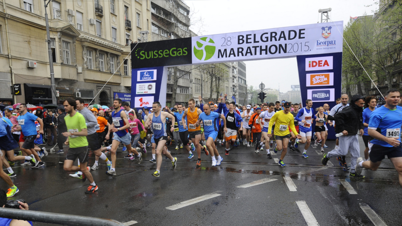 Start beogradskog maratona