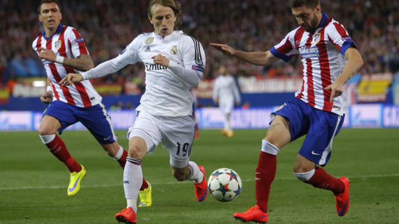 Luka Modrić na meču sa Atletikom