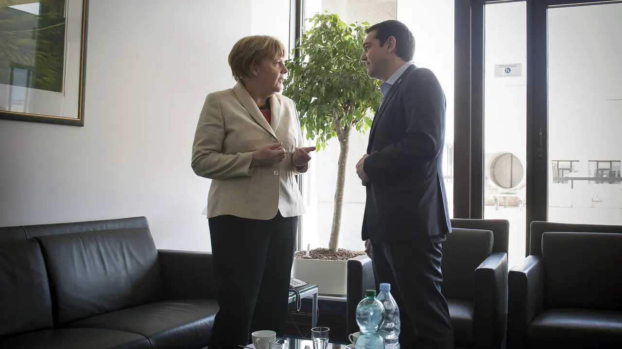 Angela Merkel, Aleksis Cipras
