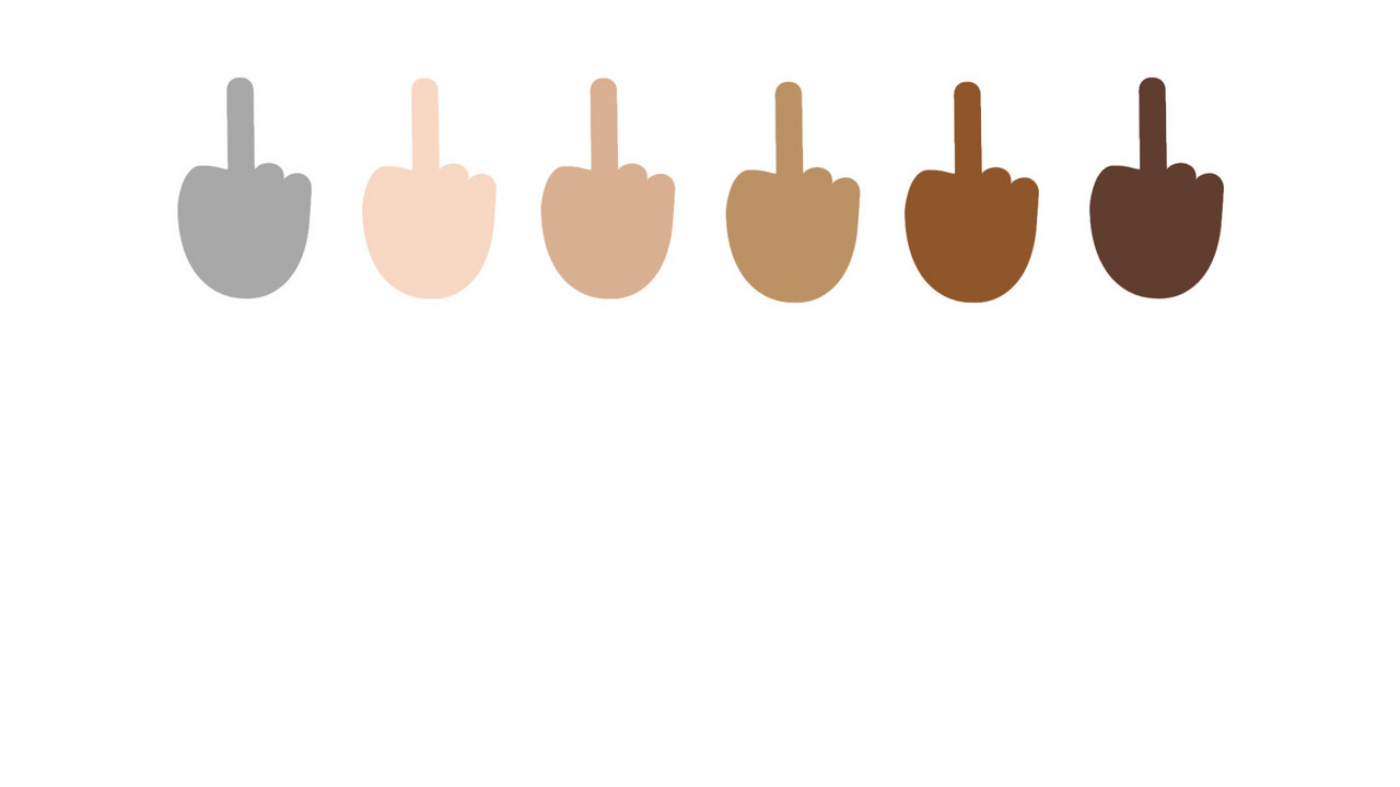 Srednji prst emotikon