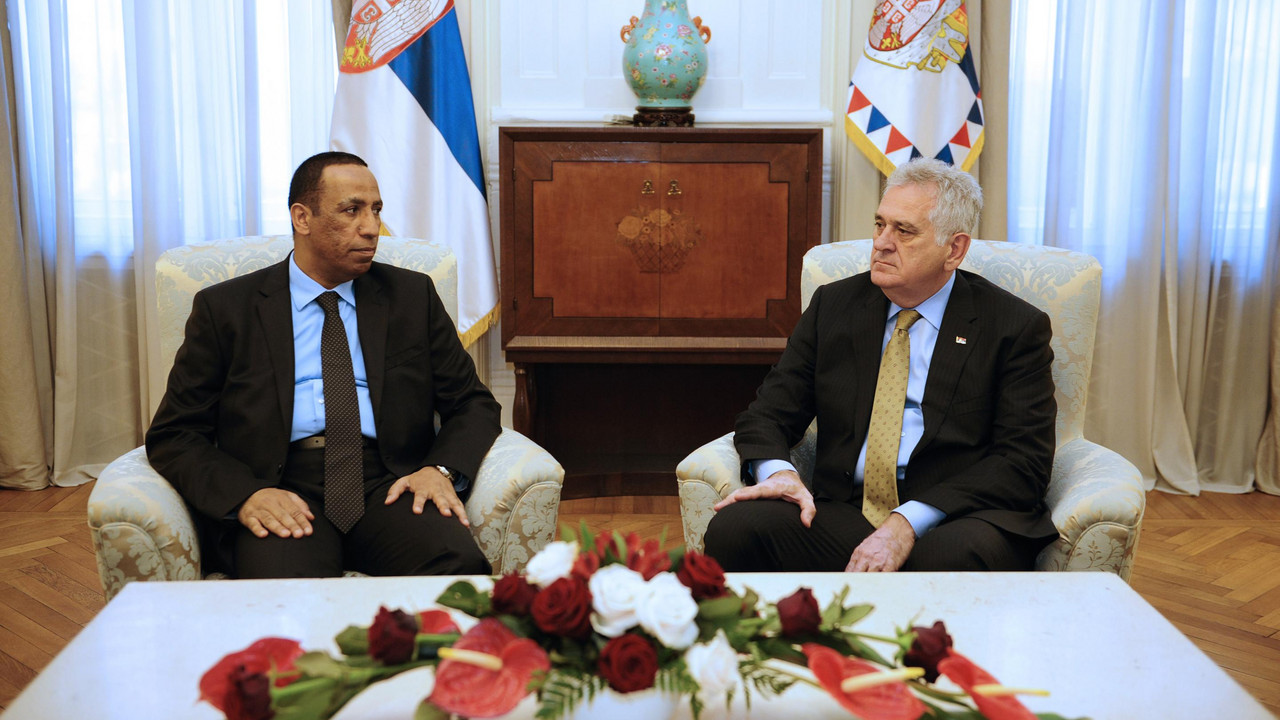 Tomislav Nikolić sa ambasadorom UAE