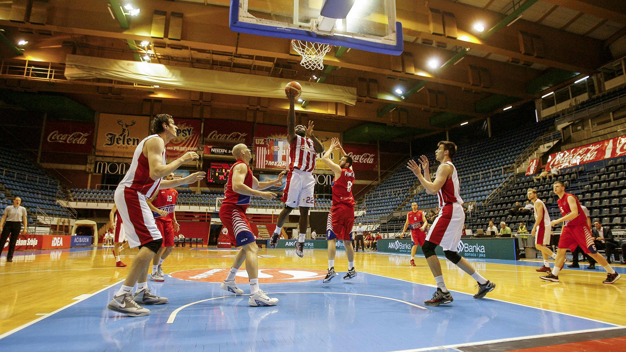 čarls Dženkins poentira u meču Crvena zvezda - Tamiš