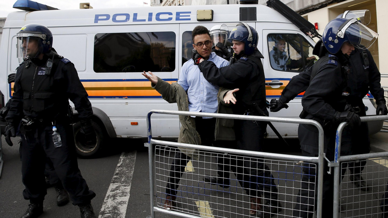 London protesti