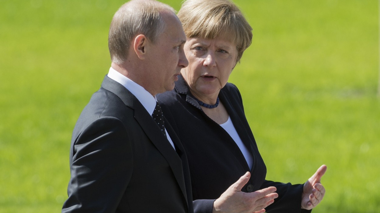 Angela Merkel i Vladimir Putin
