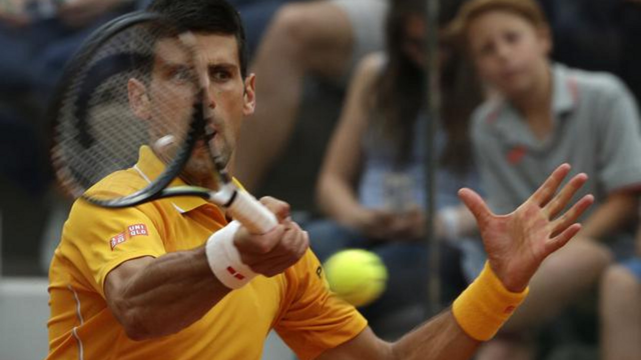 Srpski teniser Novak Đoković na Mastersu u Rimu