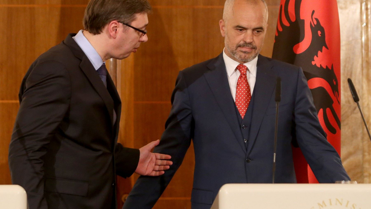 Aleksandar Vučić i Edi Rama
