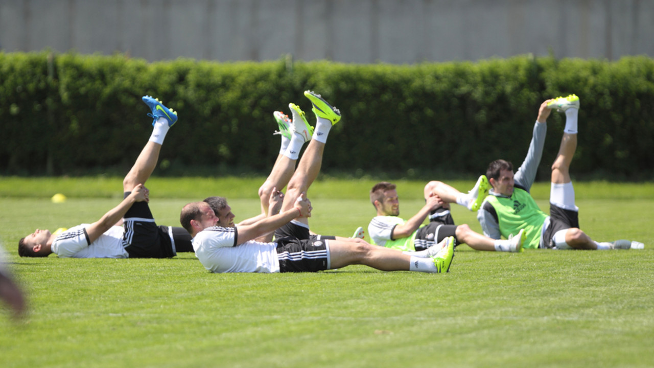 Trening fudbalera Partizana