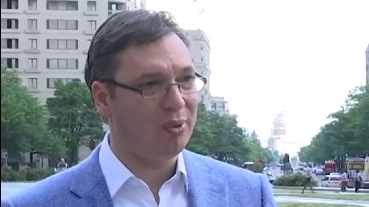 Aleksandar Vučić u Vašingtonu