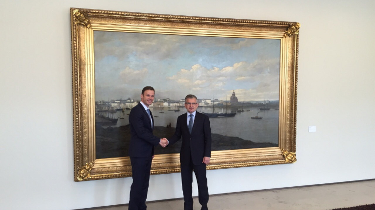 Sinisa Mali sa gradonačelnikom Helsinkija