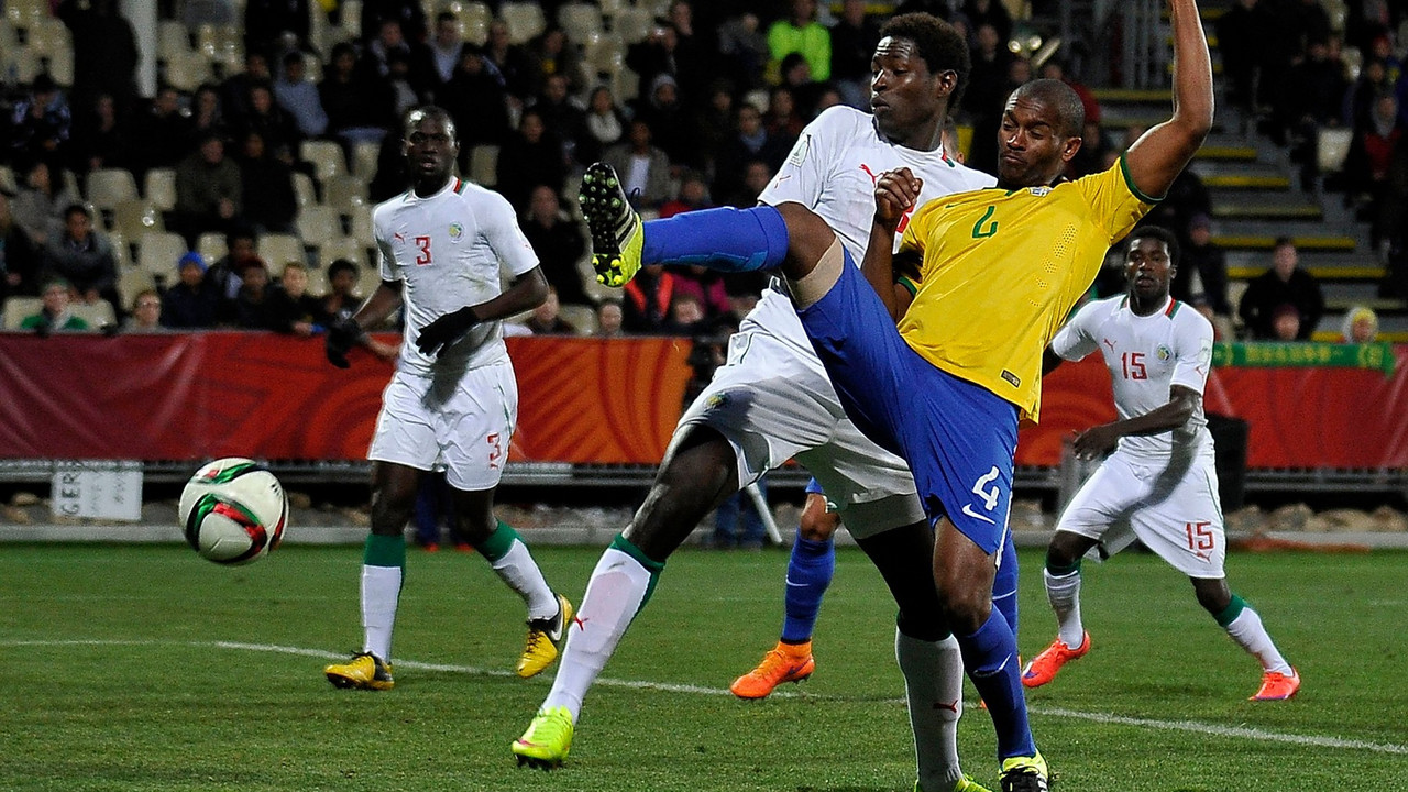 Detalj s meč Brazil - Senegal