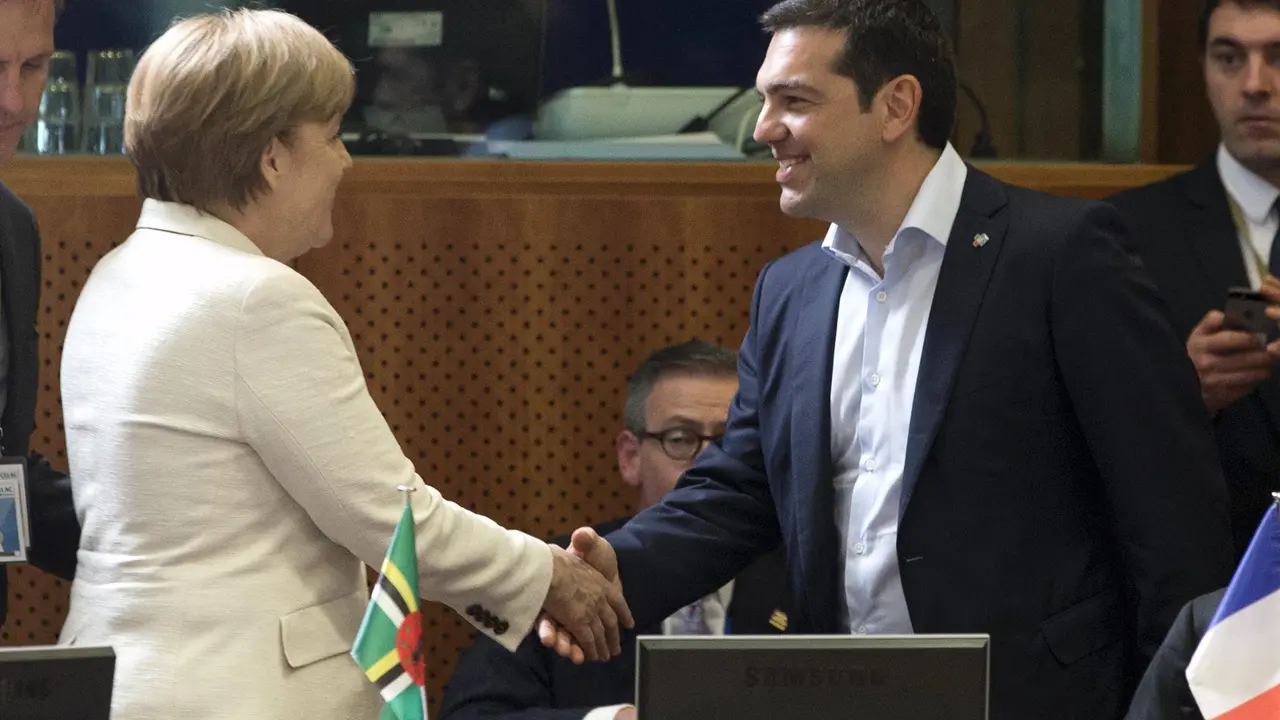 Angela Merkel i Aleksis Cipras